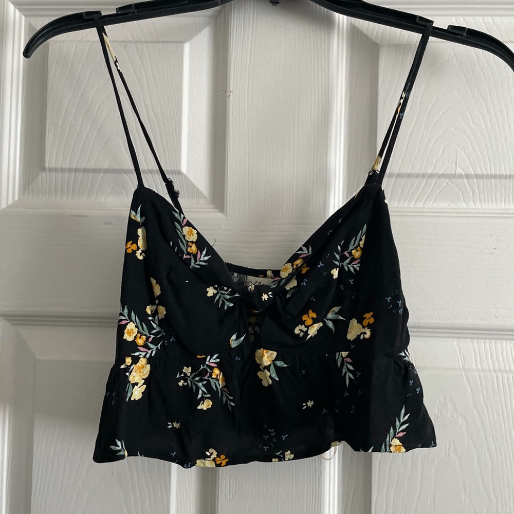 Floral crop top